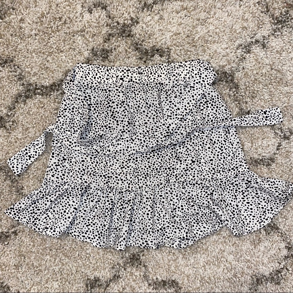 polka dot skirt